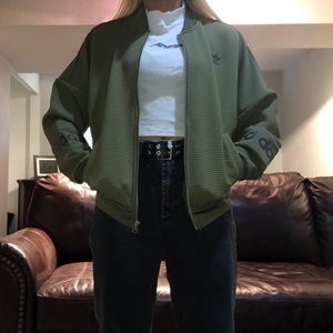 green adidas jacket